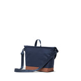 Cove Small Messenger Navy/Saddle brown