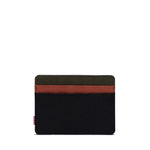 Carteira Herschel Charlie Cardholder Black/Ivy Green/Chutney
