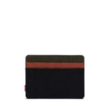 Carteira Herschel Charlie Cardholder Black/Ivy Green/Chutney