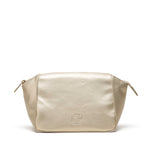 Herschel Milan Toiletry Bag Vegan Leather Gold Metallic