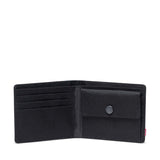 Carteira Herschel Roy Coin RFID Black Tonal