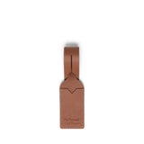 Herschel Luggage Tag Vegan Leather Saddle Brown