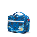 Herschel LEGO® Pop Quiz Lunch Box Little Herschel Abstract Bricks Blue