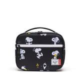 Herschel Pop Quiz Lunch Box Snoopy and Woodstock Black