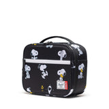 Herschel Pop Quiz Lunch Box Snoopy and Woodstock Black