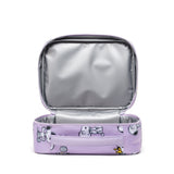 Herschel Pop Quiz Lunch Box Snoopy and Woodstock Pastel Lilac