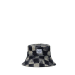 Chapéu Herschel Bebé UV Bucket Hat 6 – 18 Meses Black Stencil Checker