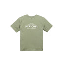 Herschel Mulher Faculty Tee Four Leaf Clover/Feather Gray