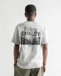 Herschel Homem Mt. HSC Tee Heather Light Gray/Black