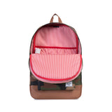 Herschel Heritage Woodland Camo/Tan Synthetic Leather
