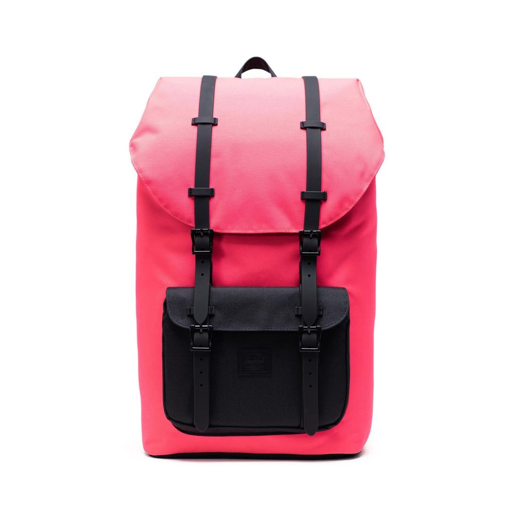 Mochila Herschel Little America Neon Pink/Black – Transmission Store