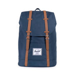 Mochila Herschel Retreat Navy/Tan Synthetic Leather