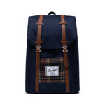 Mochila Herschel Retreat Peacoat/Peacoat Plaid