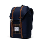 Mochila Herschel Retreat Peacoat/Peacoat Plaid