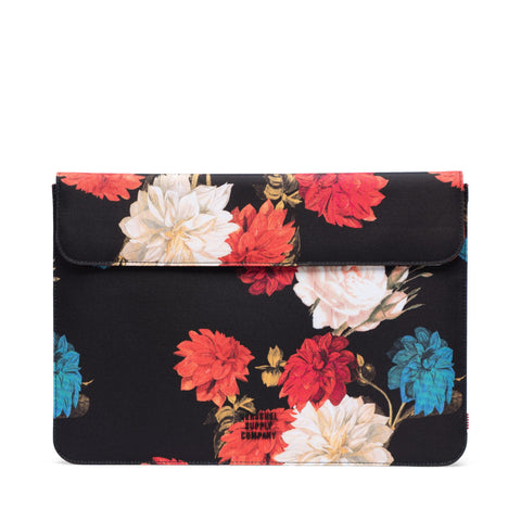 Herschel Spokane Sleeve for MacBook Vintage Floral Black