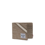 Carteira Herschel Roy RFID Tobacco Crosshatchc