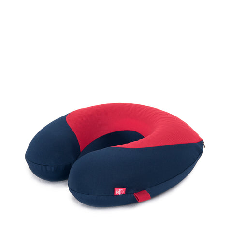 Herschel Memory Foam Pillow Navy/Red