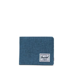 Carteira Herschel Roy Coin RFID Copen Blue Crosshatch