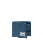 Carteira Herschel Roy Coin RFID Copen Blue Crosshatch