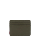 Carteira Herschel Charlie RFID Ivy Green/Shocking Orange - Rubber