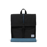 Mochila Herschel City Mid-Volume Black/Copen Blue - Eco Collection