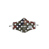 Herschel Classic Fitted Face Mask Woodland Camo Polka Dot