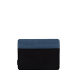 Carteira Herschel Charlie RFID Black/Copen Blue - Eco