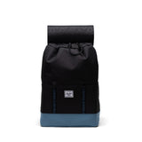 Mochila Herschel Retreat Small Black/Copen Blue - Eco