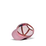 Chapéu Herschel Baby Whaler Mesh Ash Rose/White - 6-18 meses