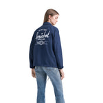 Casaco Herschel Mulher Voyage Peacoat/White Classic Logo