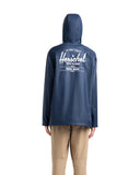 Casaco Herschel Homem Rainwear Peacoat/White Classic Logo 2