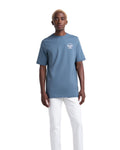 Herschel Homem Tee Classic Logo Blue Mirage/White