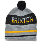 Brixton Fairmont Pom Beanie - Light Heather Grey