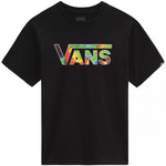 T-Shirt Vans By Classic Logo Black/spiral Tie Dye