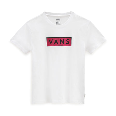 T-Shirt Vans GR Easy Box Glitter White - Girl