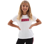 T-Shirt Vans GR Easy Box Glitter White - Girl