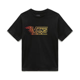 T-Shirt Vans BY Metallic Flame Ss Black - Kids